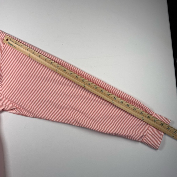 Ralph Lauren Men's Orange White Striped Button Down Classic Fit Shirt 16.5 36/37 - Picture 11 of 11